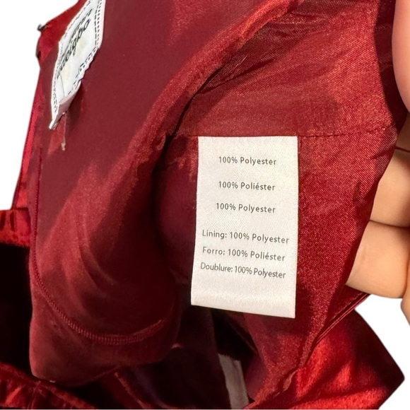 Like new! Autumn Adeigbo Clarette Tafetta Cutout Boning Puff Sleeve Dress - Picture 8 of 8